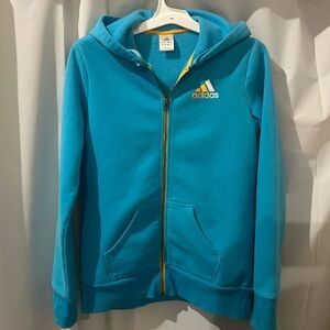 Women’s Adidas Turquoise Zip-Up Hoodie